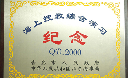 2000年 海上搜救综合演习纪念